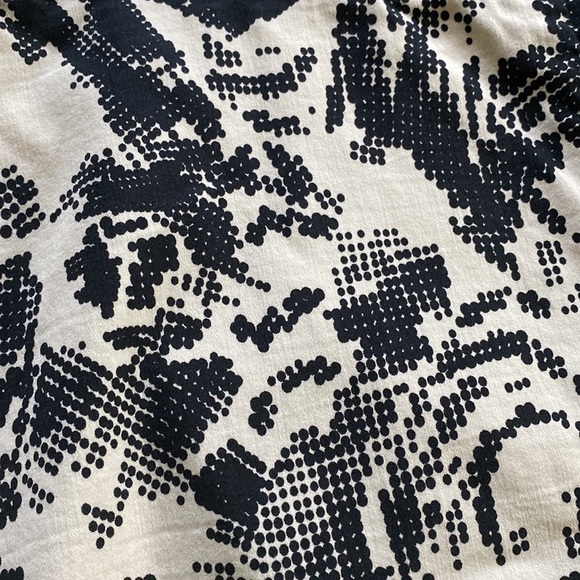 Raffaella ankle pants stretchy size 16 black white business casual - Picture 3 of 6